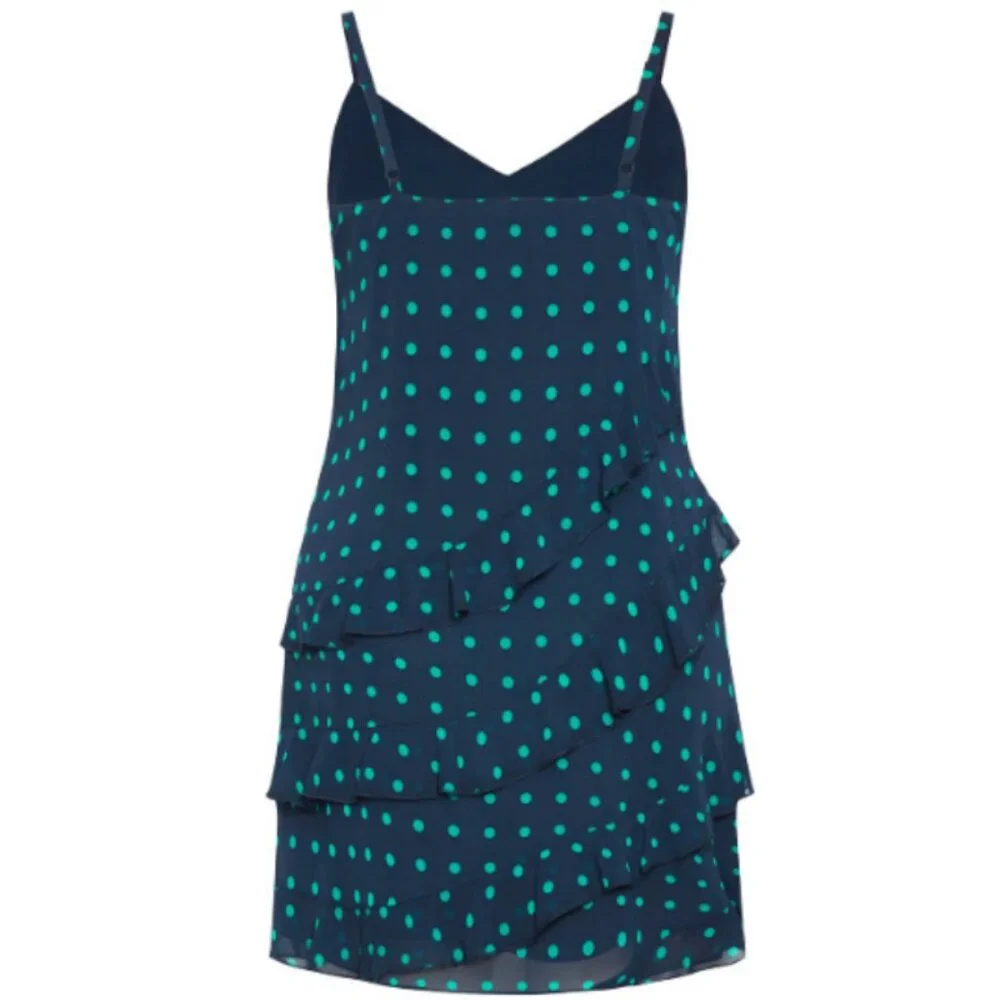NWT City Chic Polka Dot Ruffle Mini Dress 20